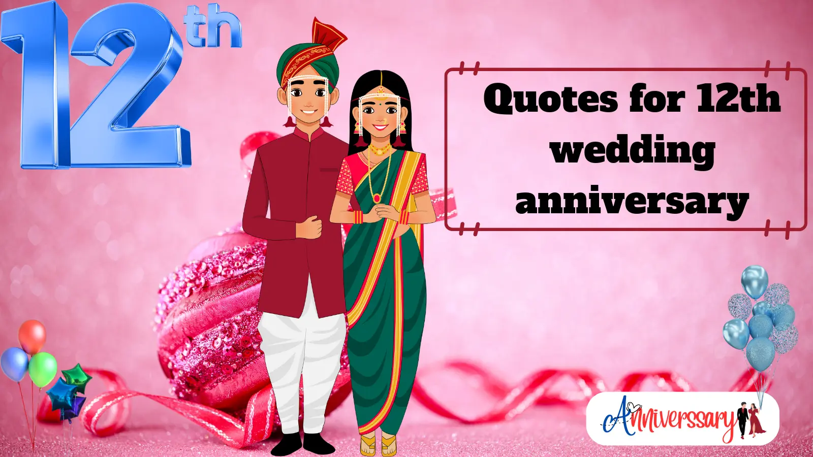 Quotes for 12th wedding anniversary