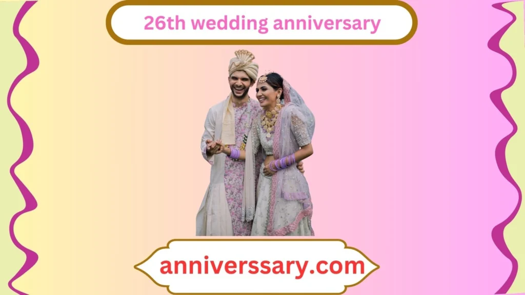 26th wedding anniversary