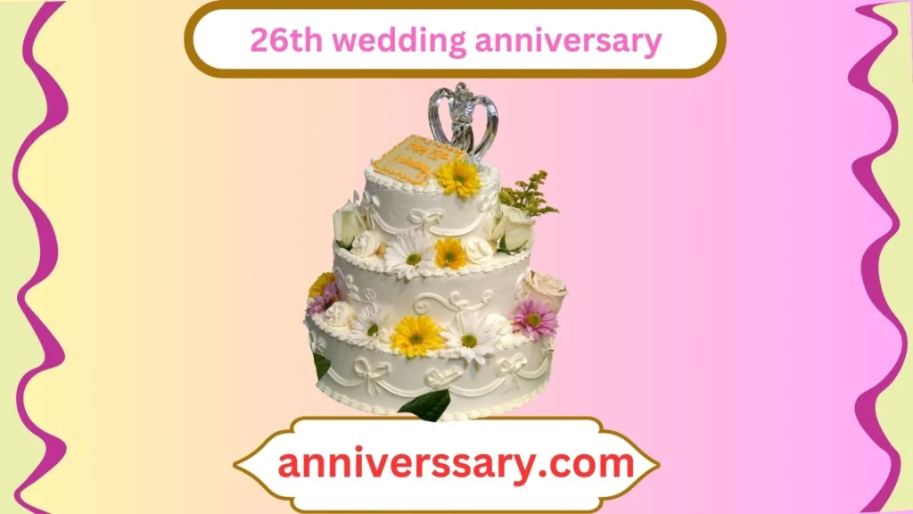 26th wedding anniversary