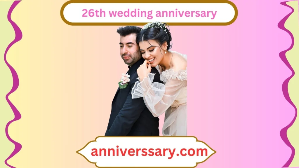 26th wedding anniversary