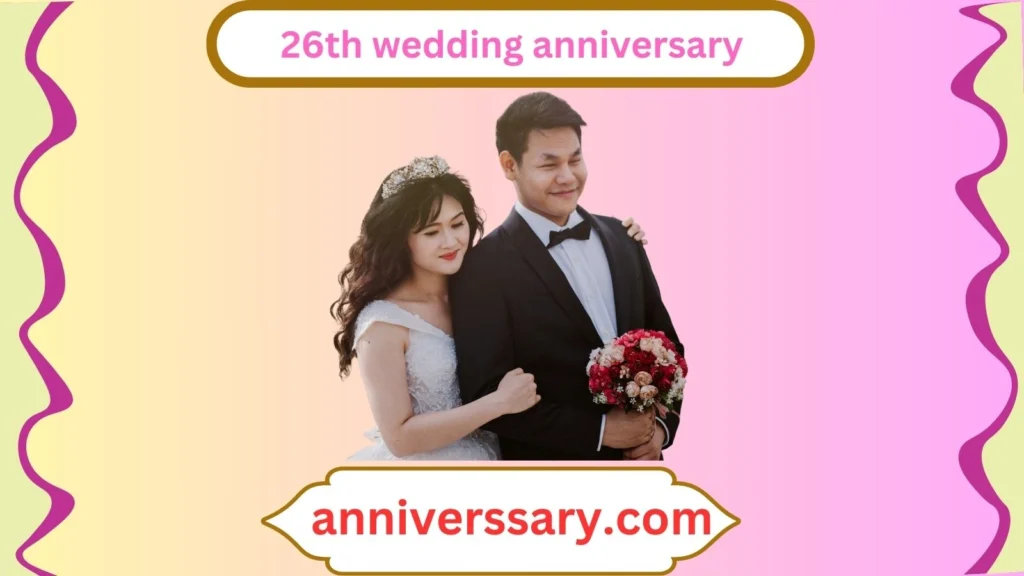 26th wedding anniversary