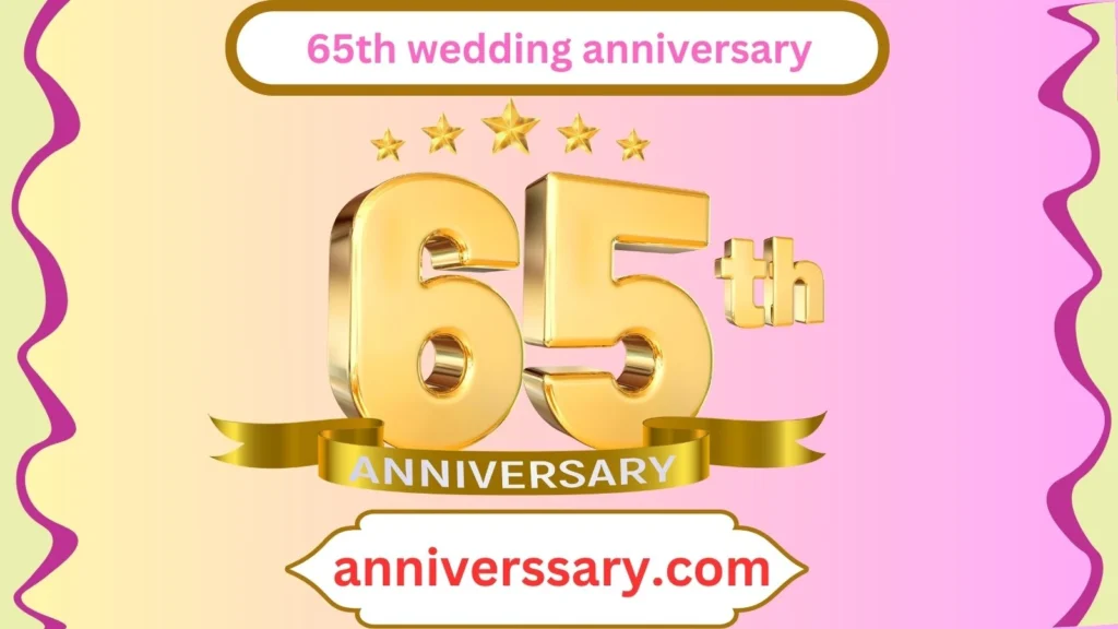65th wedding anniversary