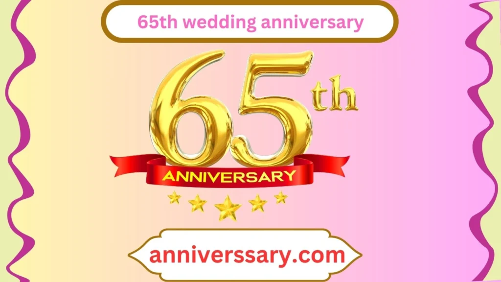 65th wedding anniversary