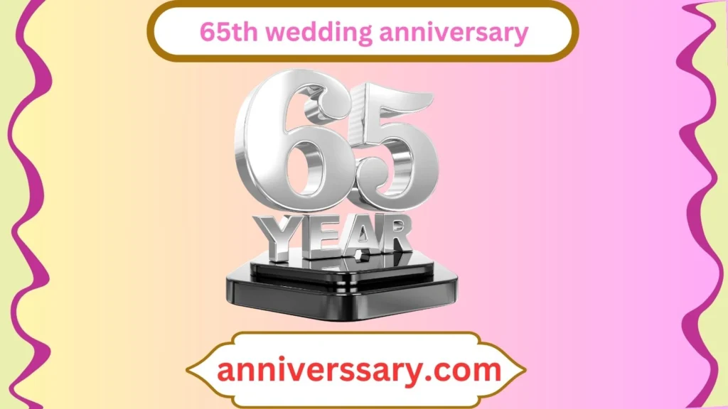 65th wedding anniversary