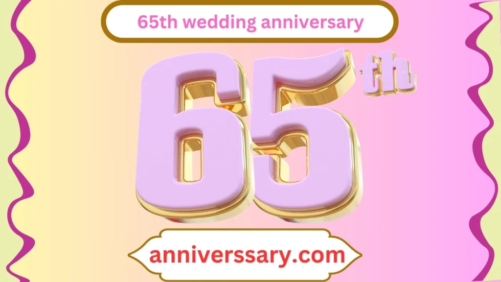 65th wedding anniversary