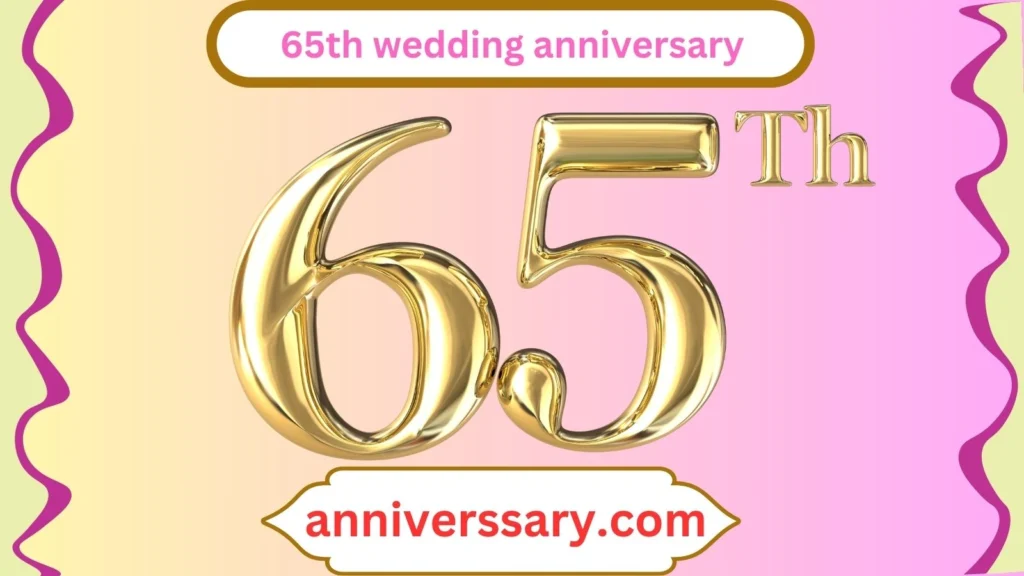 65th wedding anniversary