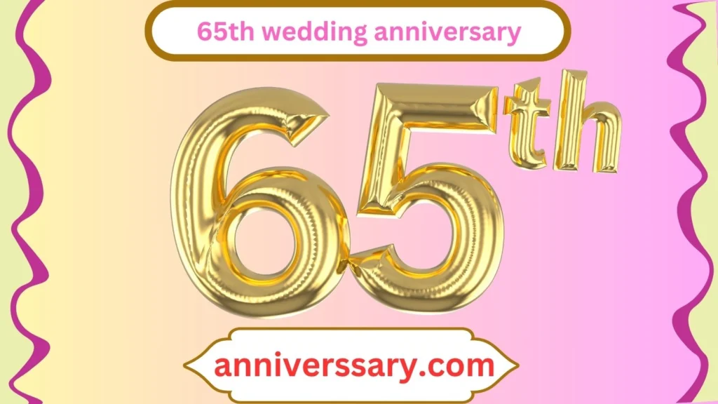 65th wedding anniversary
