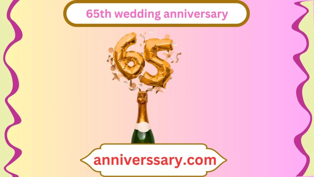 65th wedding anniversary