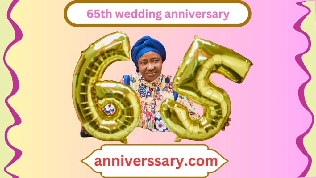 65th wedding anniversary