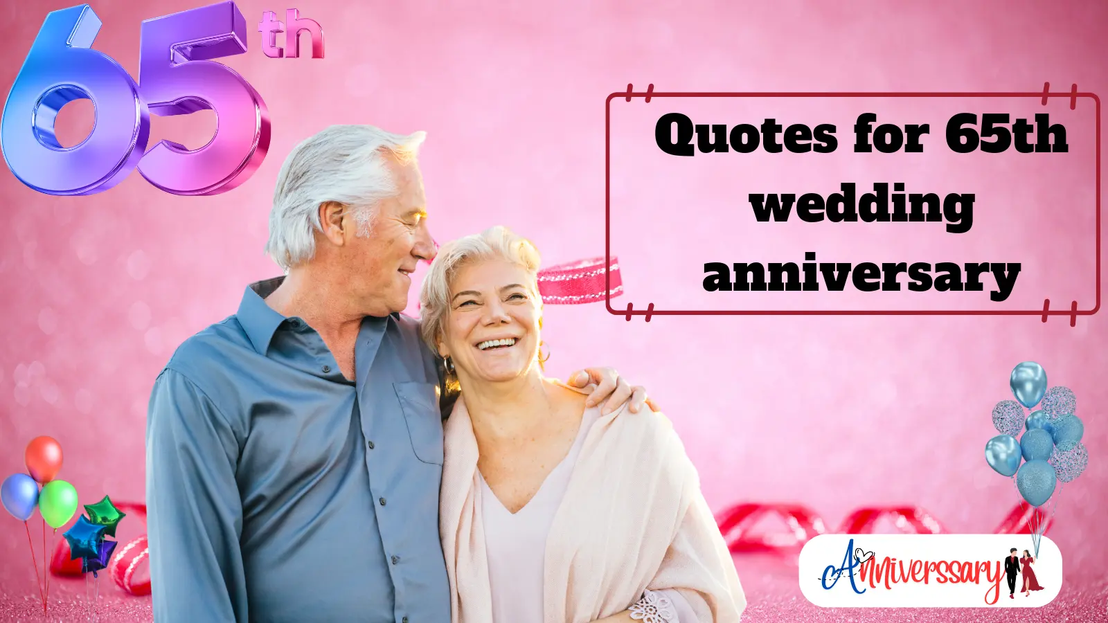 Quotes for 65th wedding anniversary