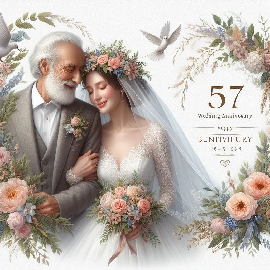 57th Wedding Anniversary 