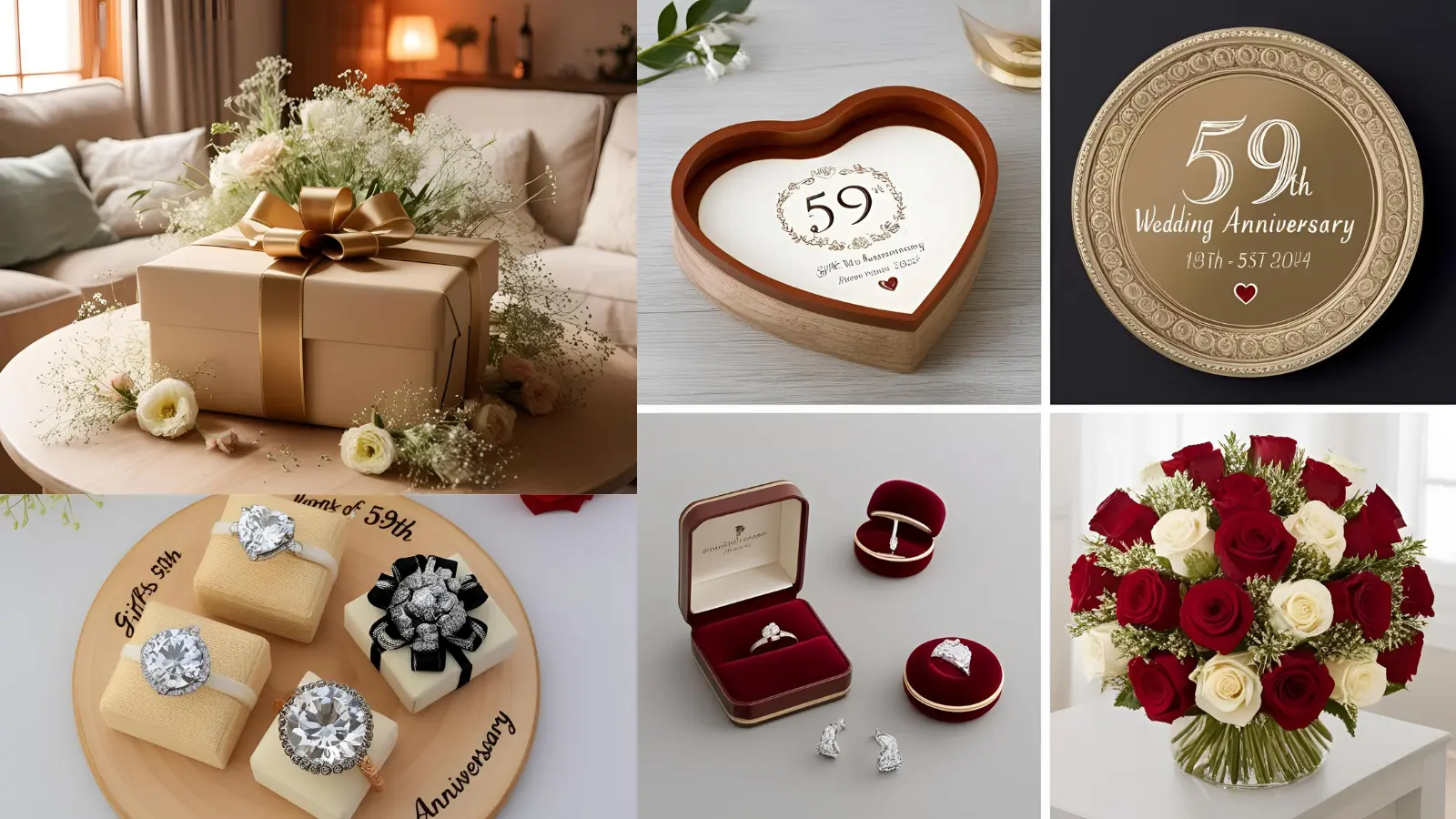 Gifts for 59th wedding anniversary