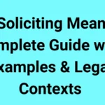 No Soliciting Meaning
