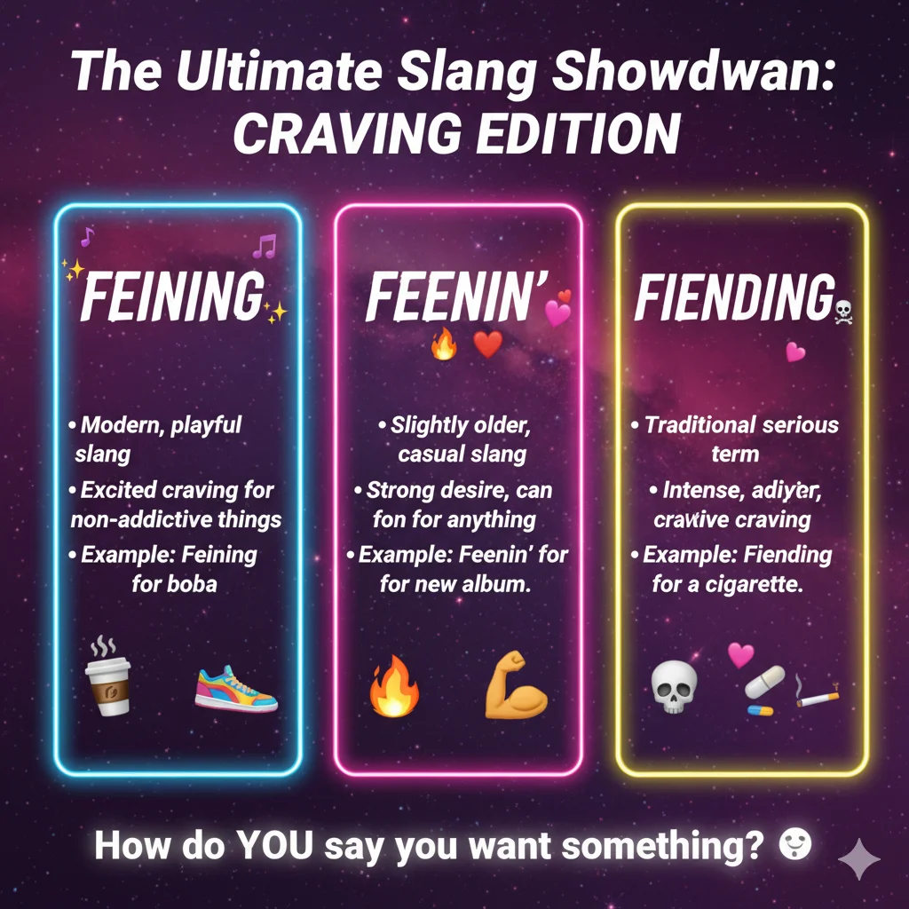 feining meaning slang