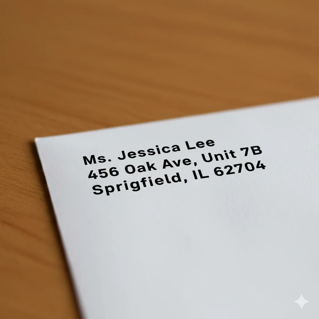 how to address an envelope