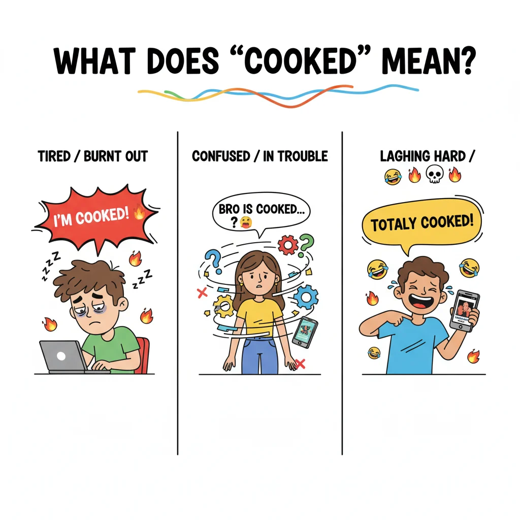 cooked slang meaning