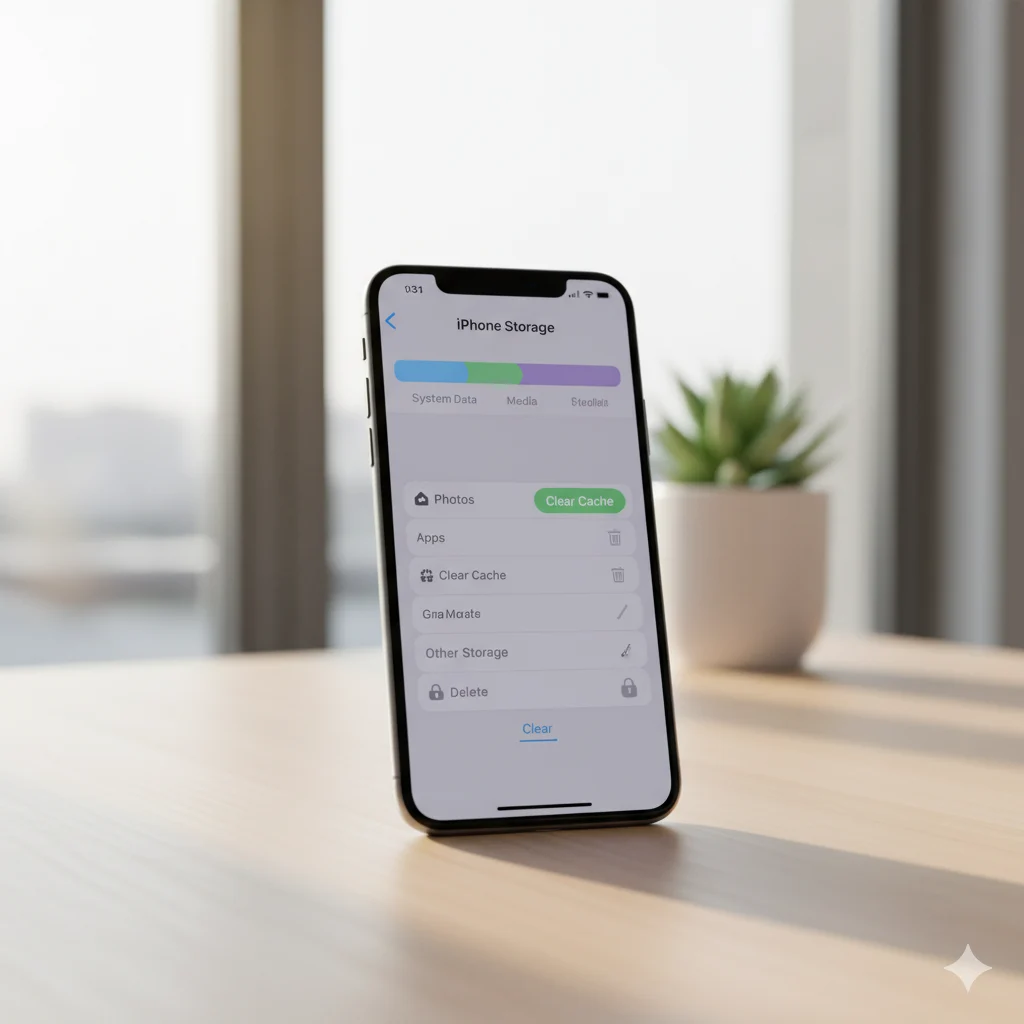 how to clear cache on iphone