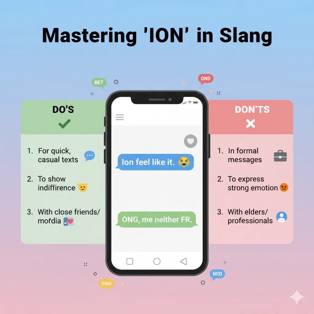 ion meaning slang