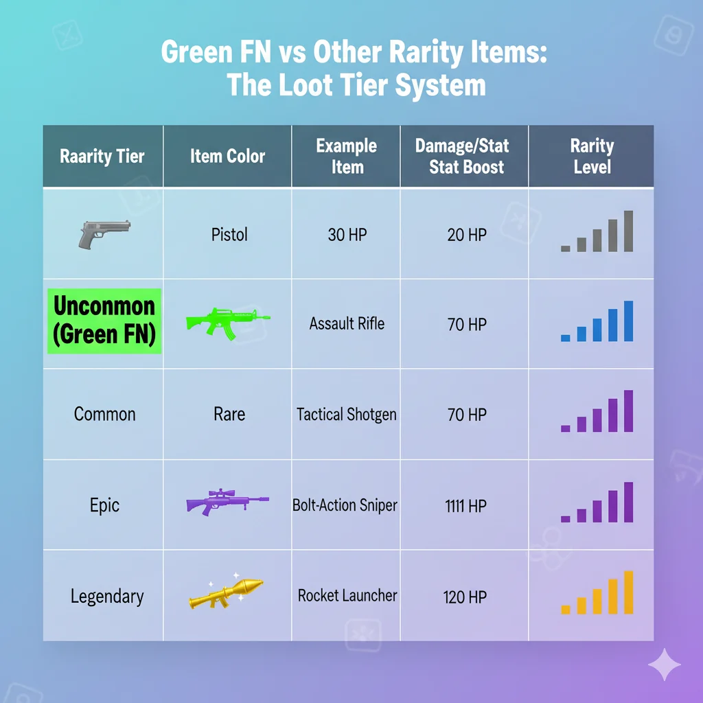 what does green fn mean