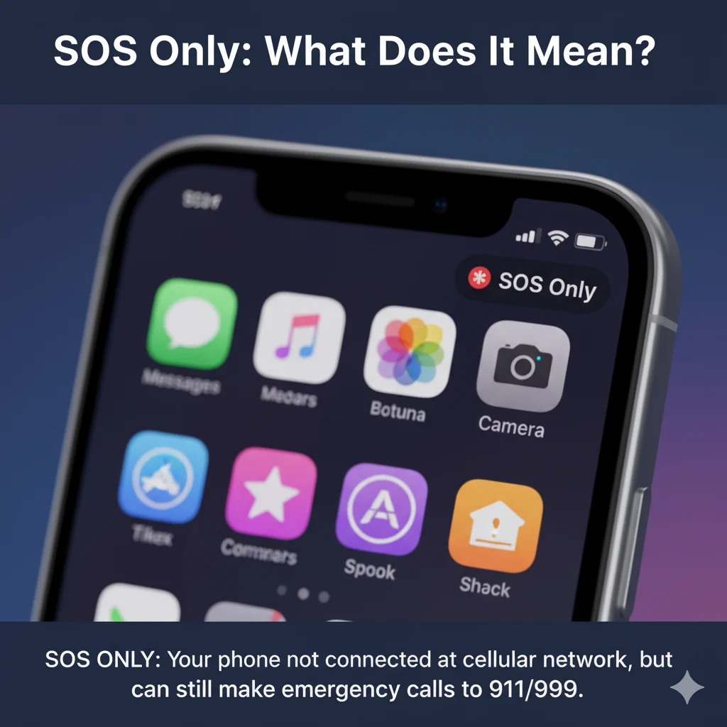 what does sos mean on iphone